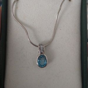 Topaz Necklace, Earrings, and Ring set